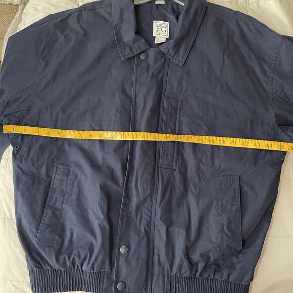 Field Gear FG Jacket Mens Large Blue Vintage 90s Bomber Varsity YKK Zipper - Picture 4 of 11
